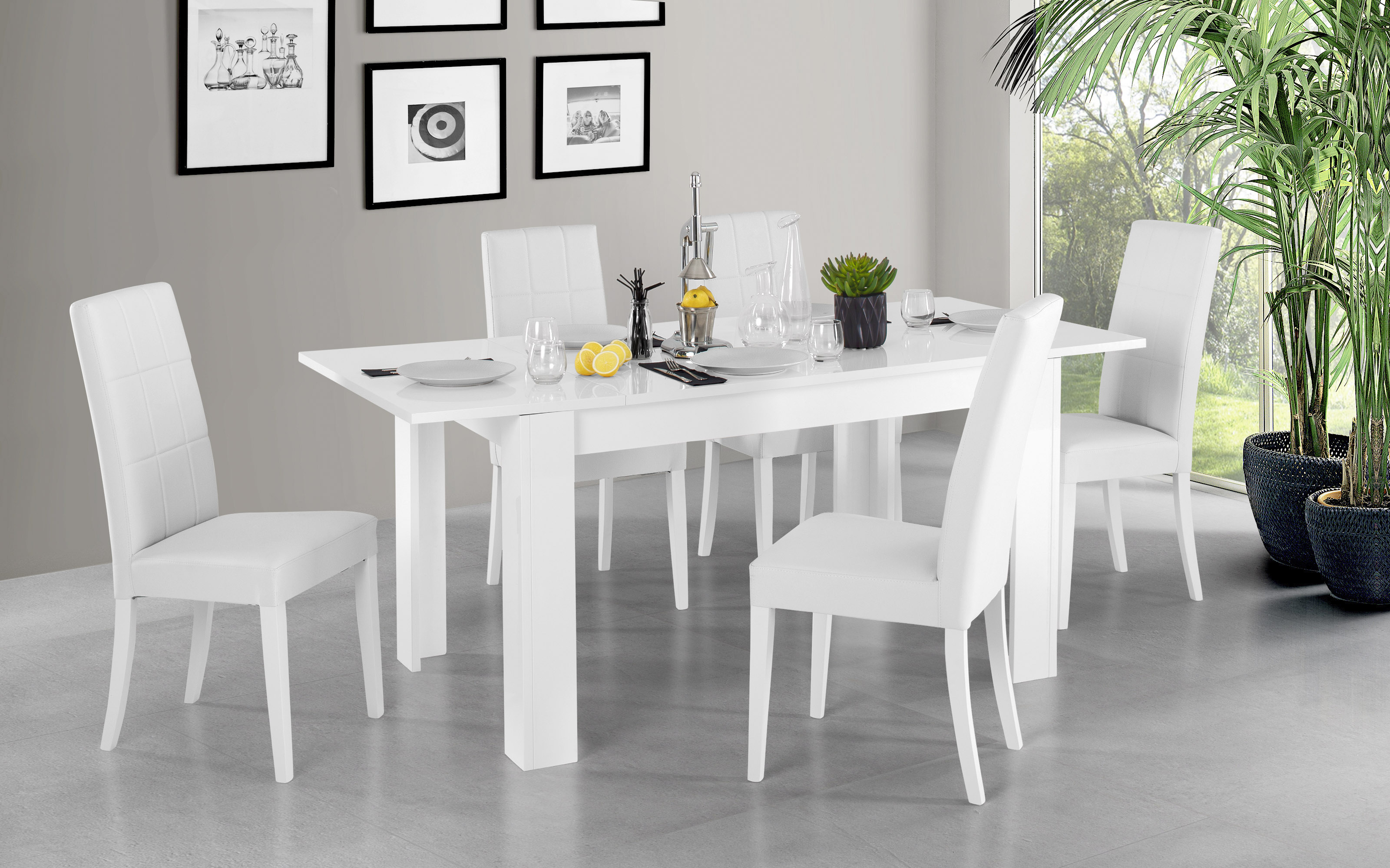 Tavolo allungabile Bianco Lucido: Dafne Mondo Convenienza