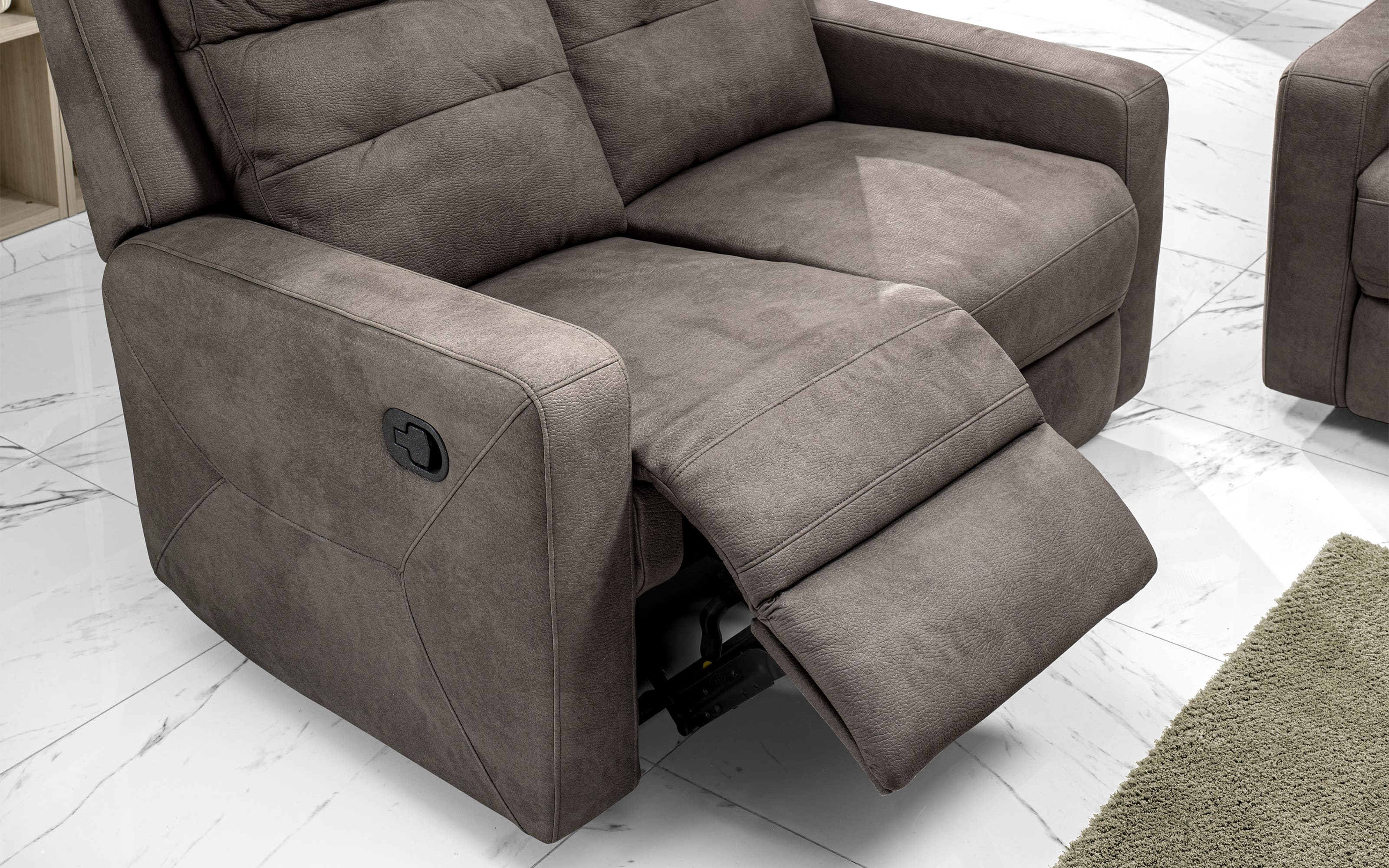 Divano posti Reclinabile Grigio: Milos Mondo Convenienza