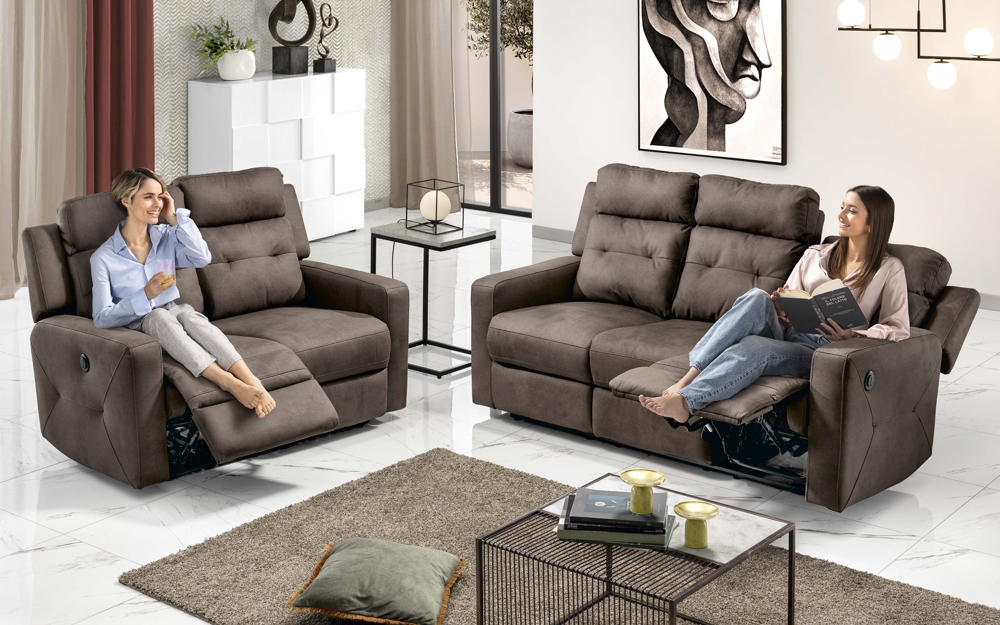 Divano Relax Elettrico Divano Posti Reclinabile Mondo Convenienza