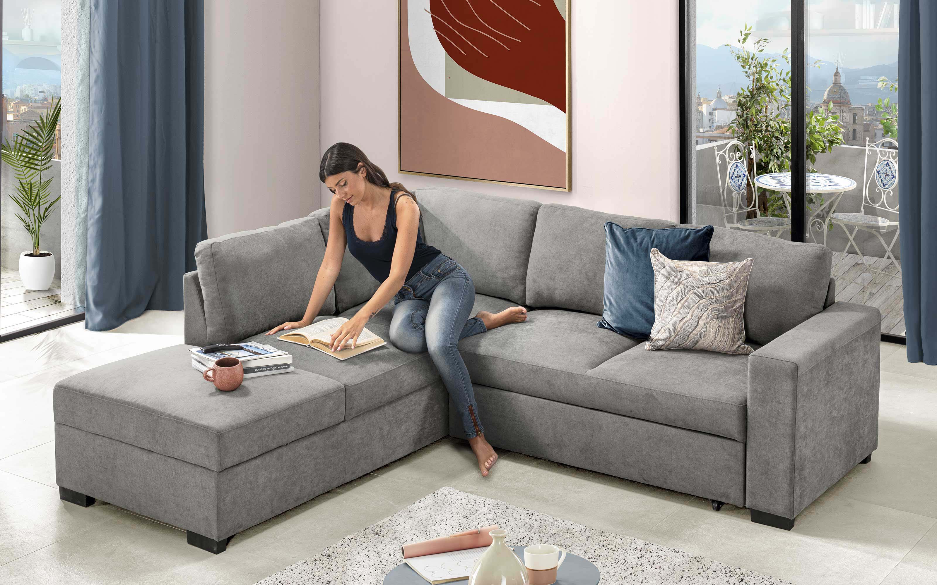 Letto Contenitore Divani Letto In Tessuto Mondo Convenienza Chaise