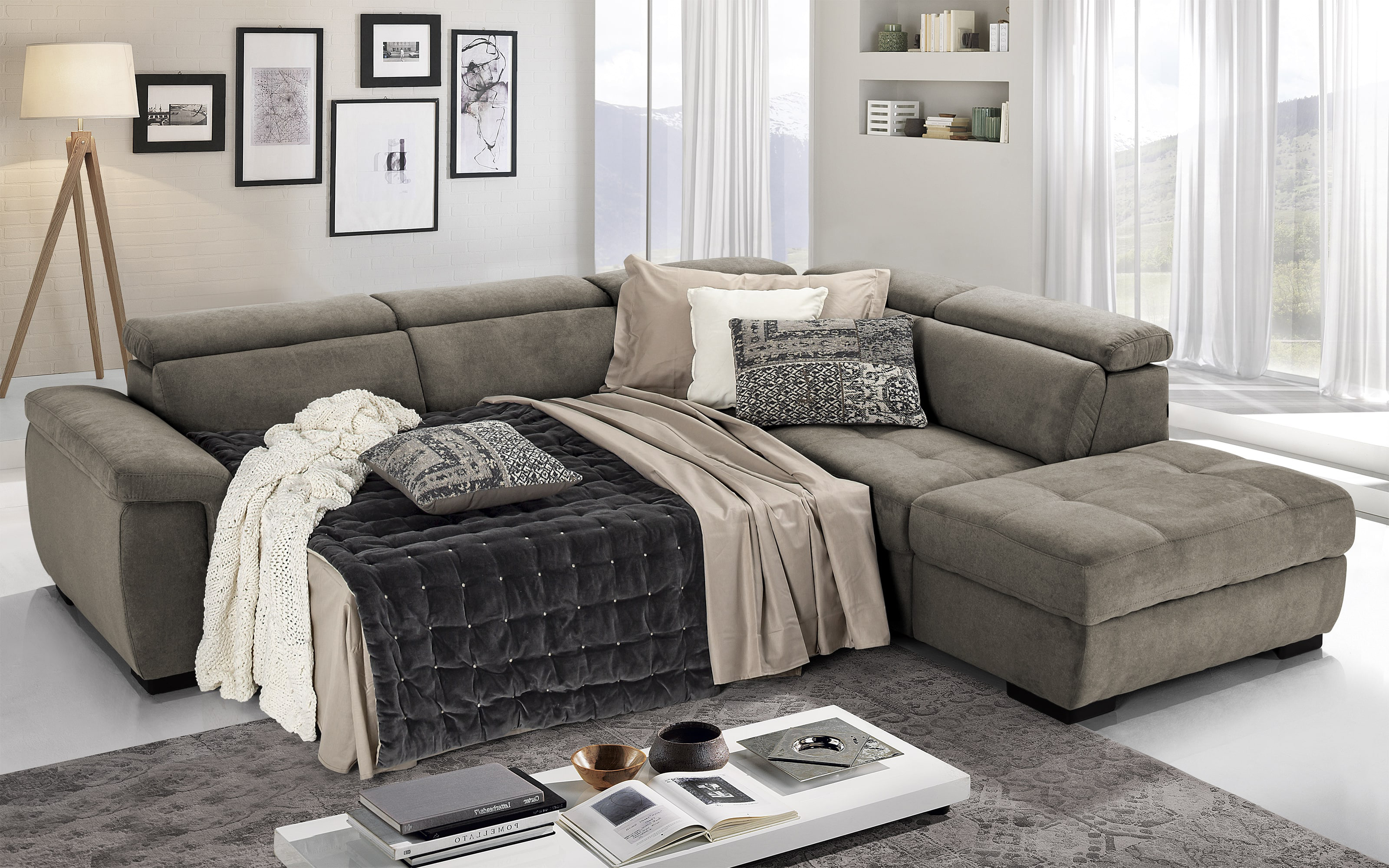 Letto Angolare Divano Raffaello Misure Chaise Longue Divano