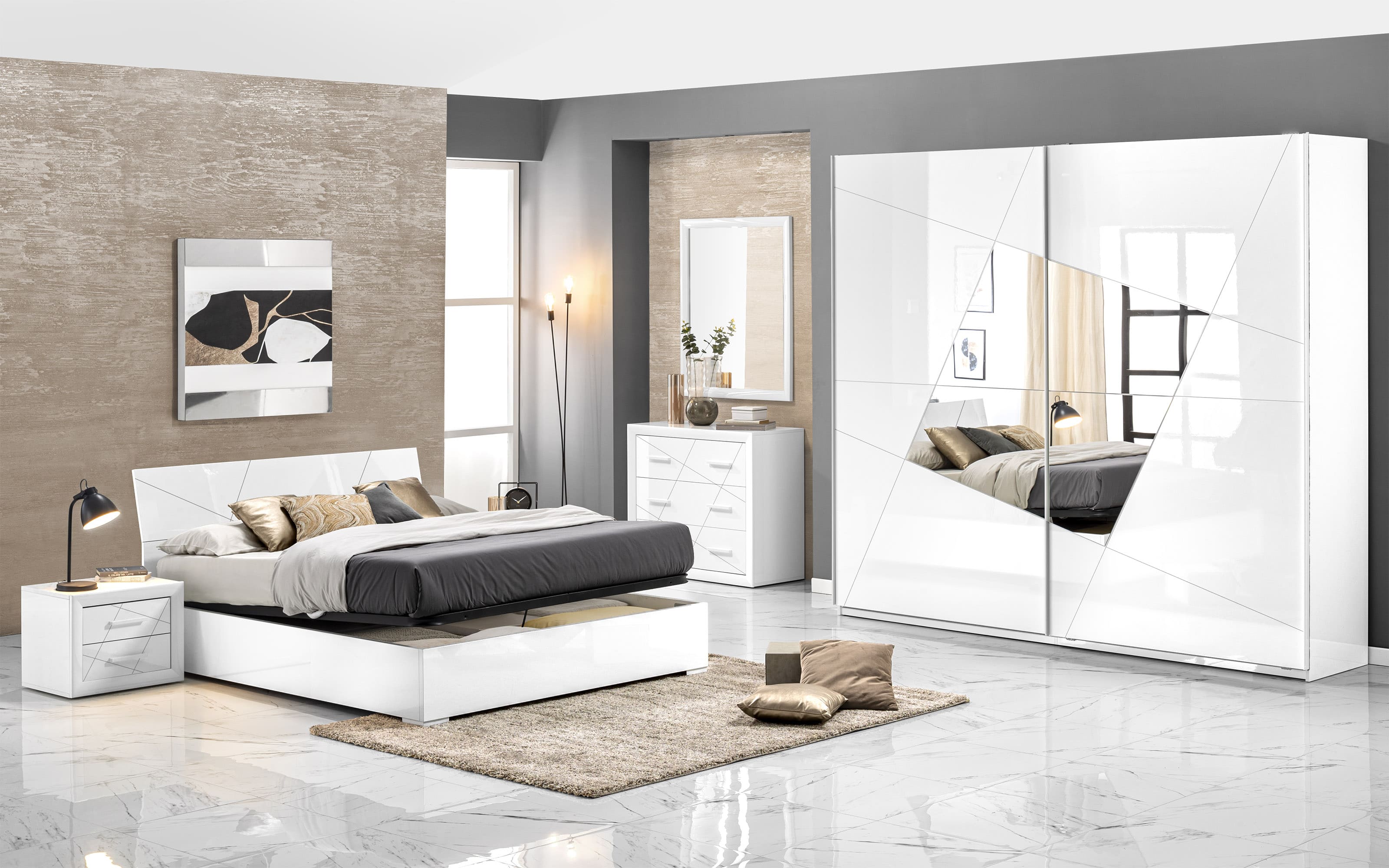 Ante Scorrevoli Camera Matrimoniale Con Armadio A Ponte Mondo