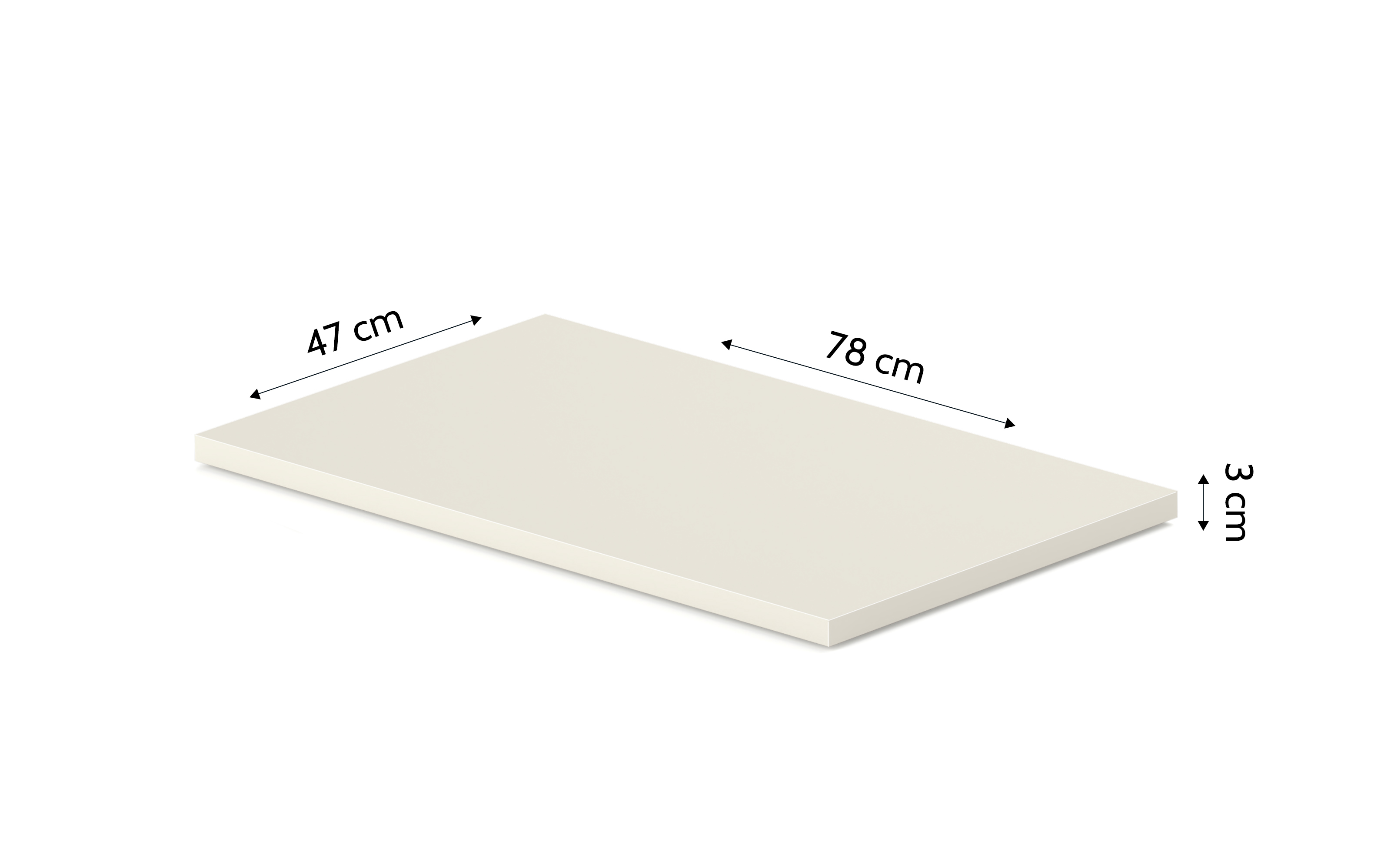 Ripiani Per Armadi Systema Composad - 72.3x55.4x1.8 Cm, Bianco, Made In Italy, Eco-Friendly FSC - Foto 5