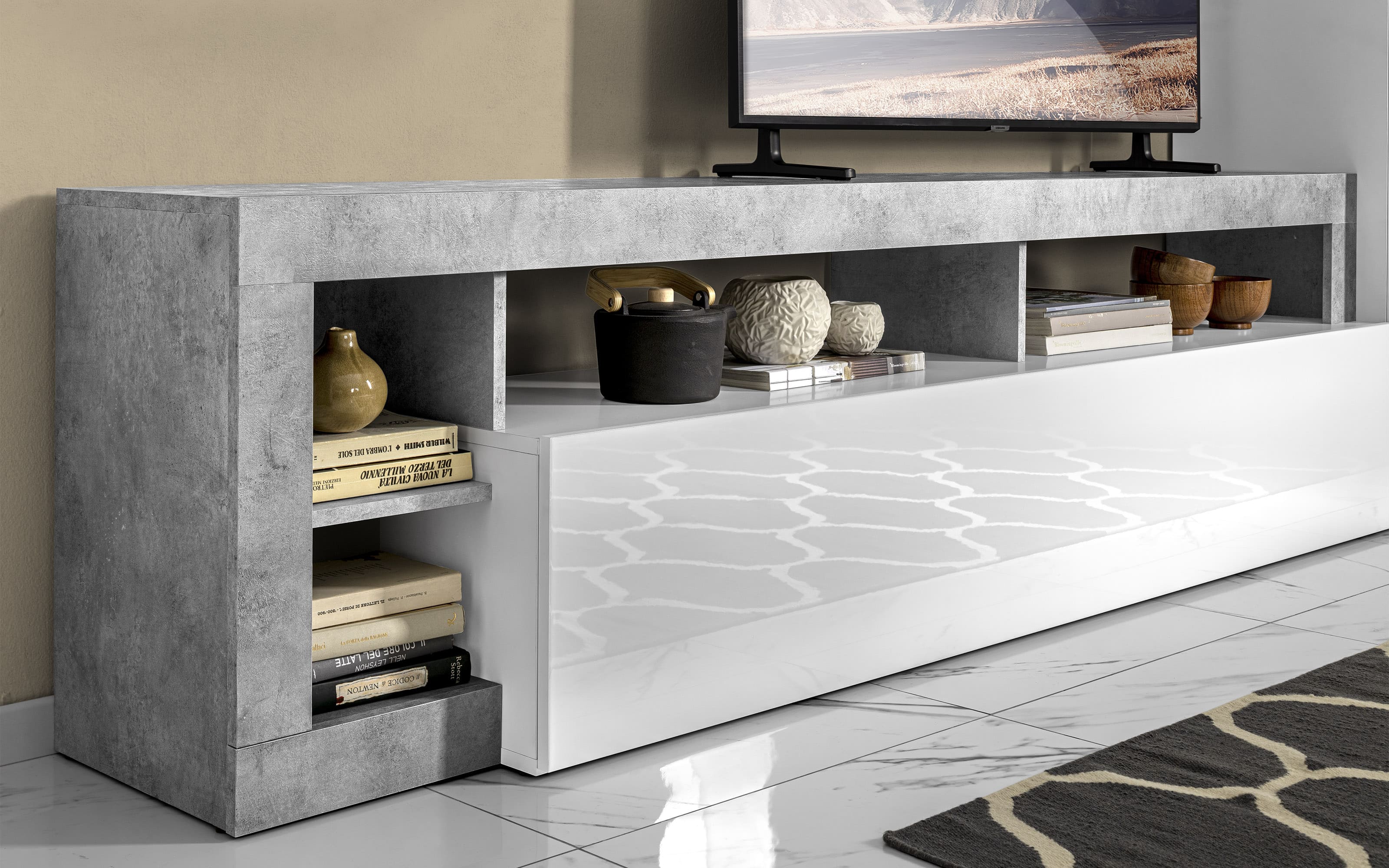 Amburgo Centro Convenienza Porta Tv Dama Mondo Convenienza Lara