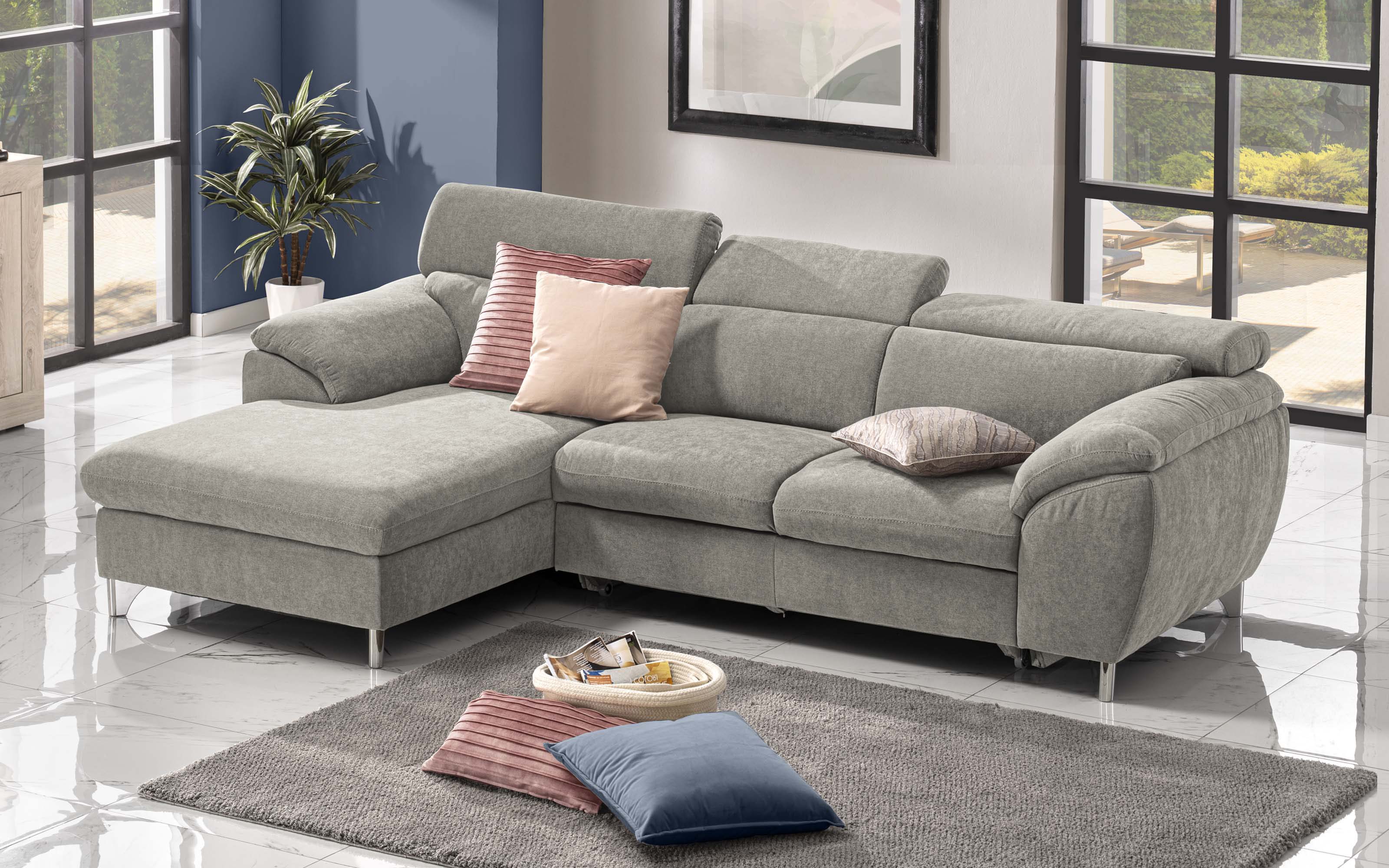 Divani Angolari Mondo Convenienza Divano Viola Nabuk Couch Divano - Main Image