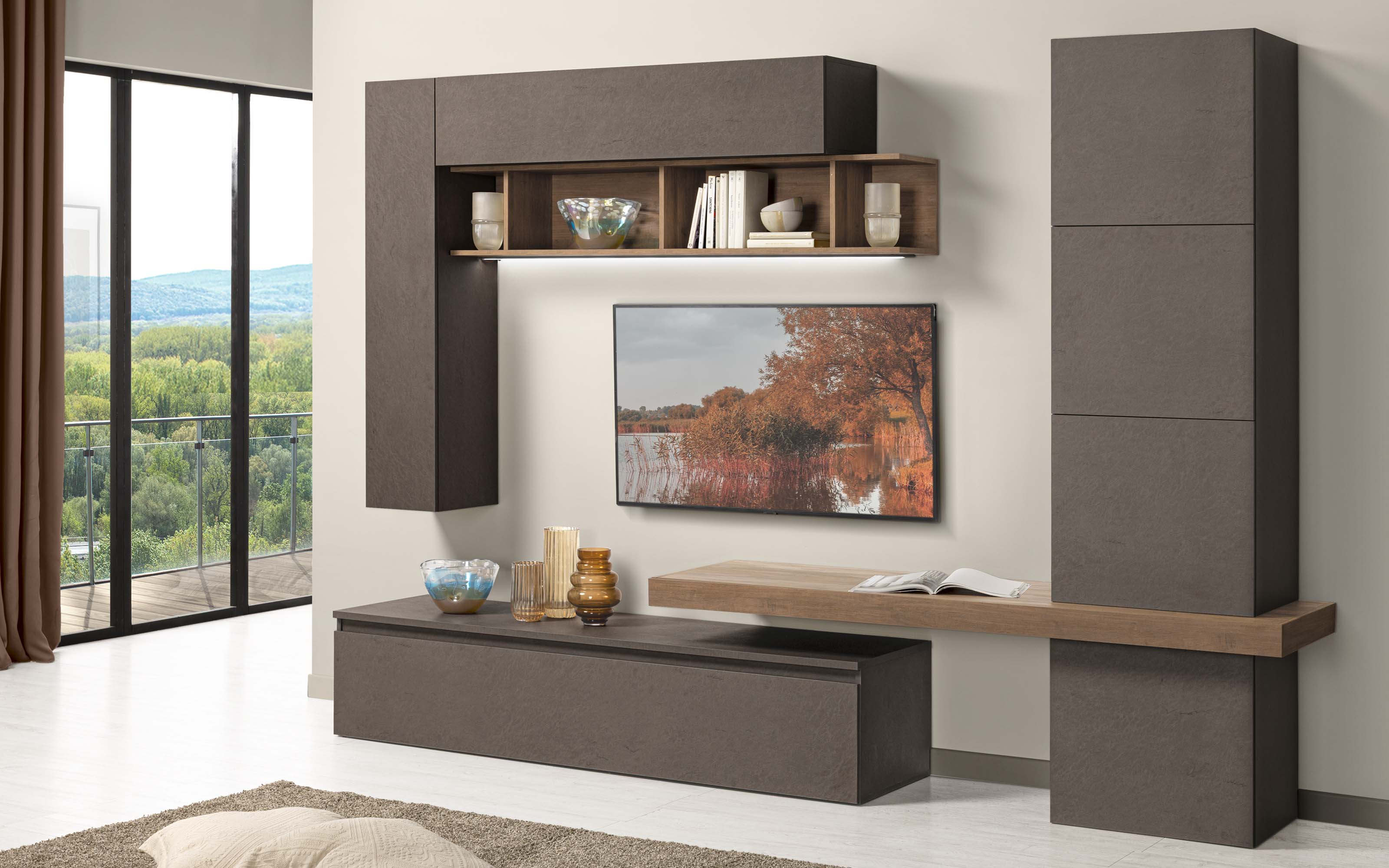 Skema Mondo Convenienza Soggiorni Laura Parete Attrezzata Mobile