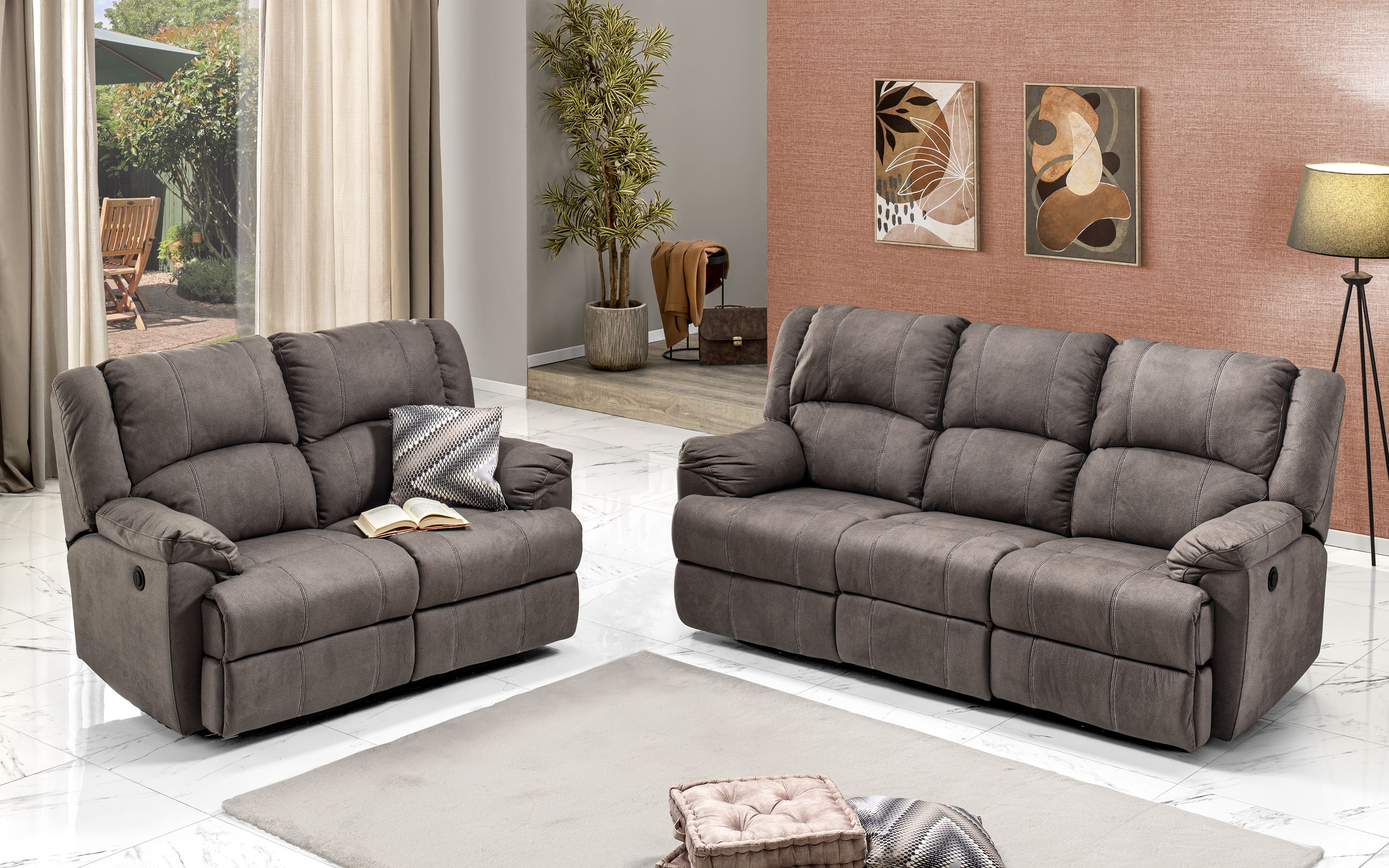 Divano con Recliner elettrici, posti: Barbados Mondo Convenienza