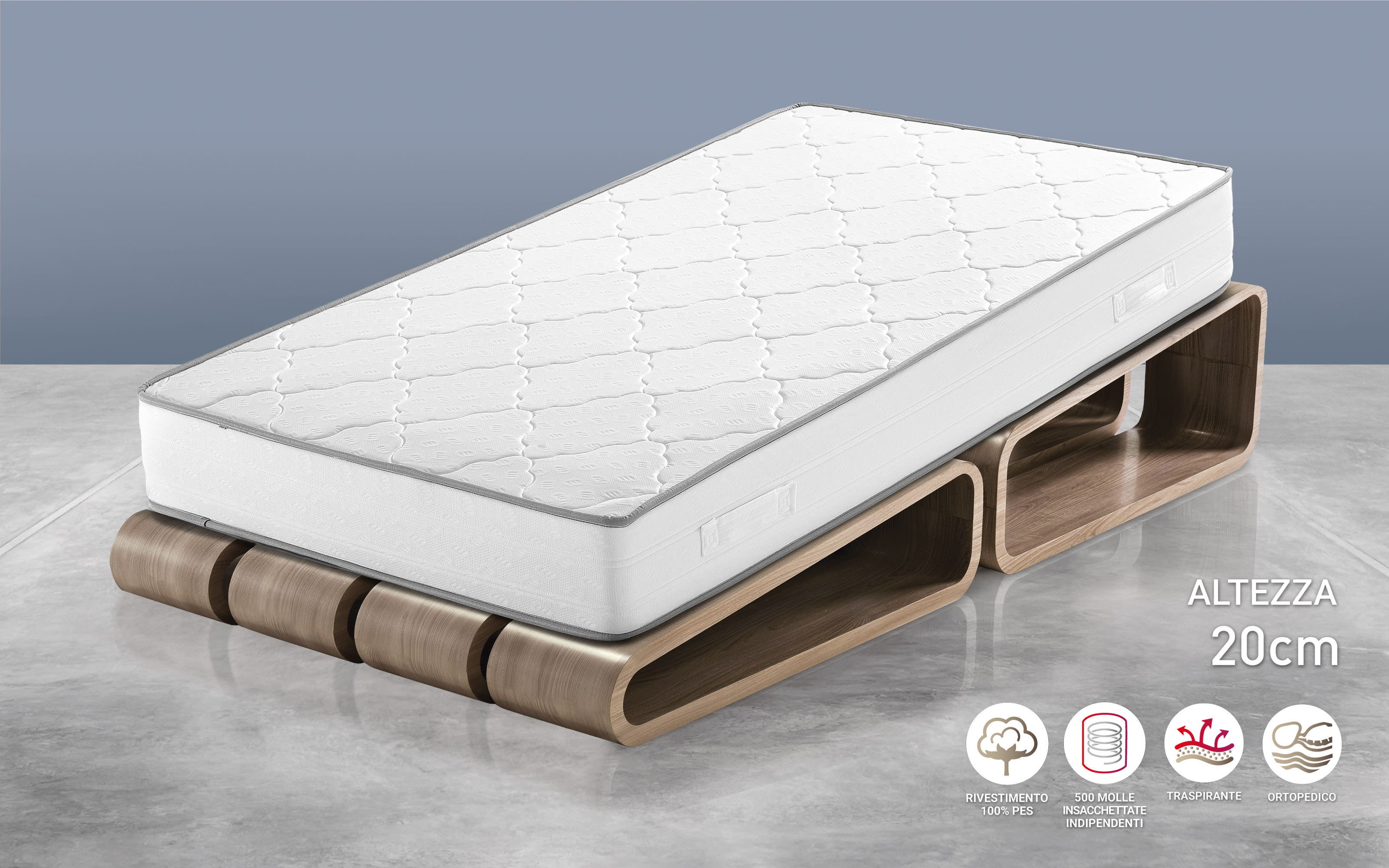 Letto Singolo Materasso 130x190 Mondo Convenienza Mondo