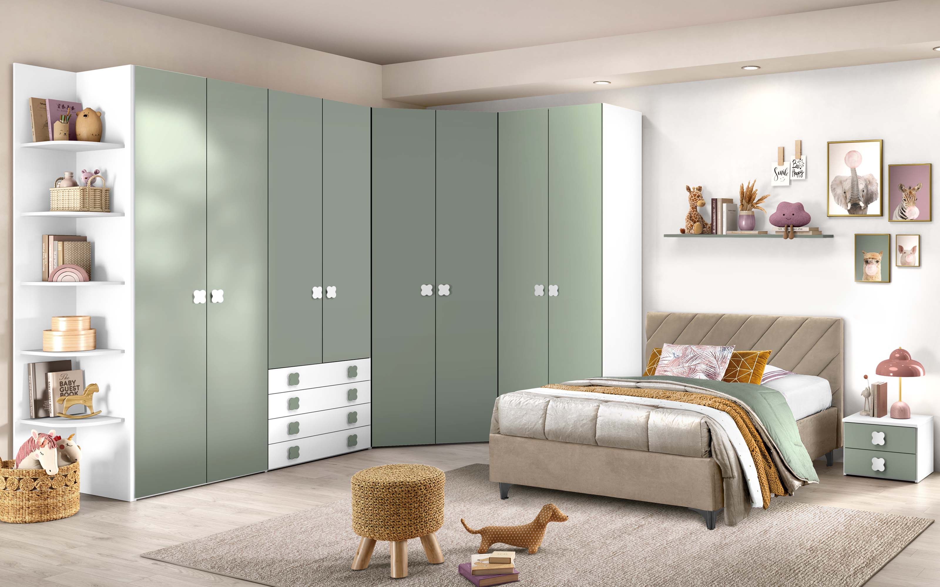 Cameretta Letti Su Misura Mondo Convenienza Letto Con Armadio A