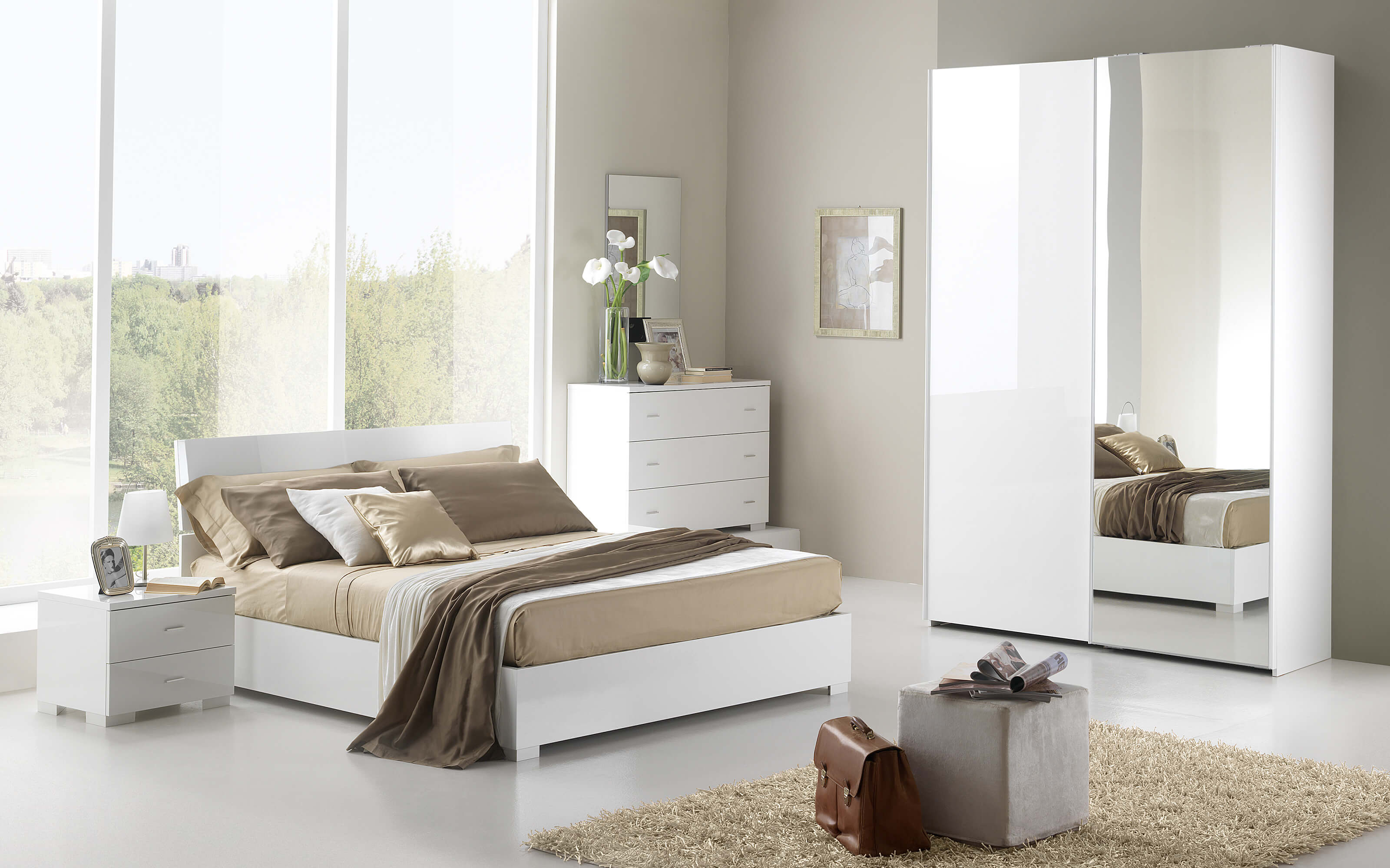 Specchio Armadio Freccia Mondo Convenienza Armadio Ante Scorrevoli - Main Image