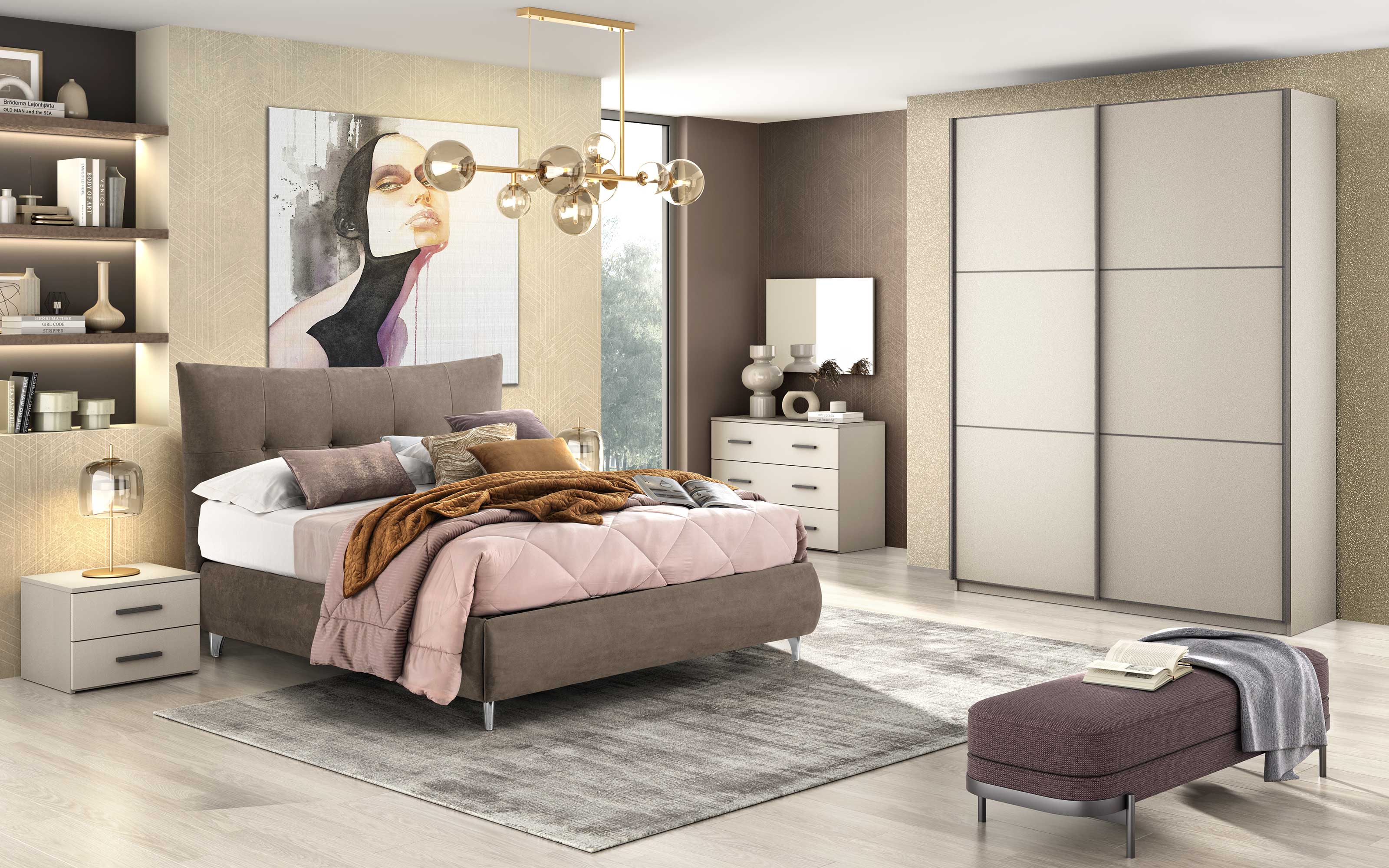 Camera ante scorrevoli senza letto zinco: Marina Mondo Convenienza