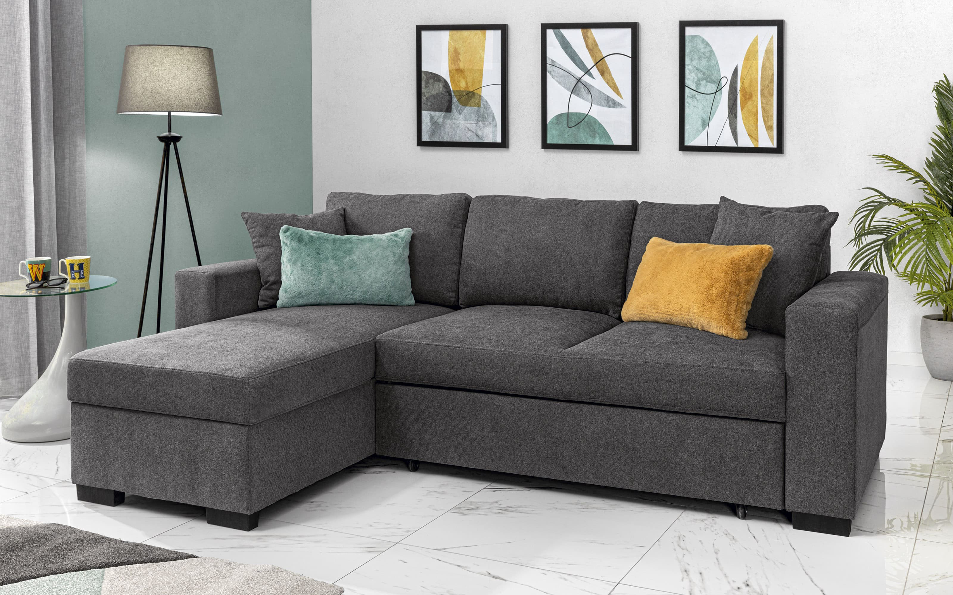 Letto Estraibile Divano A Ferro Di Cavallo Mondo Convenienza