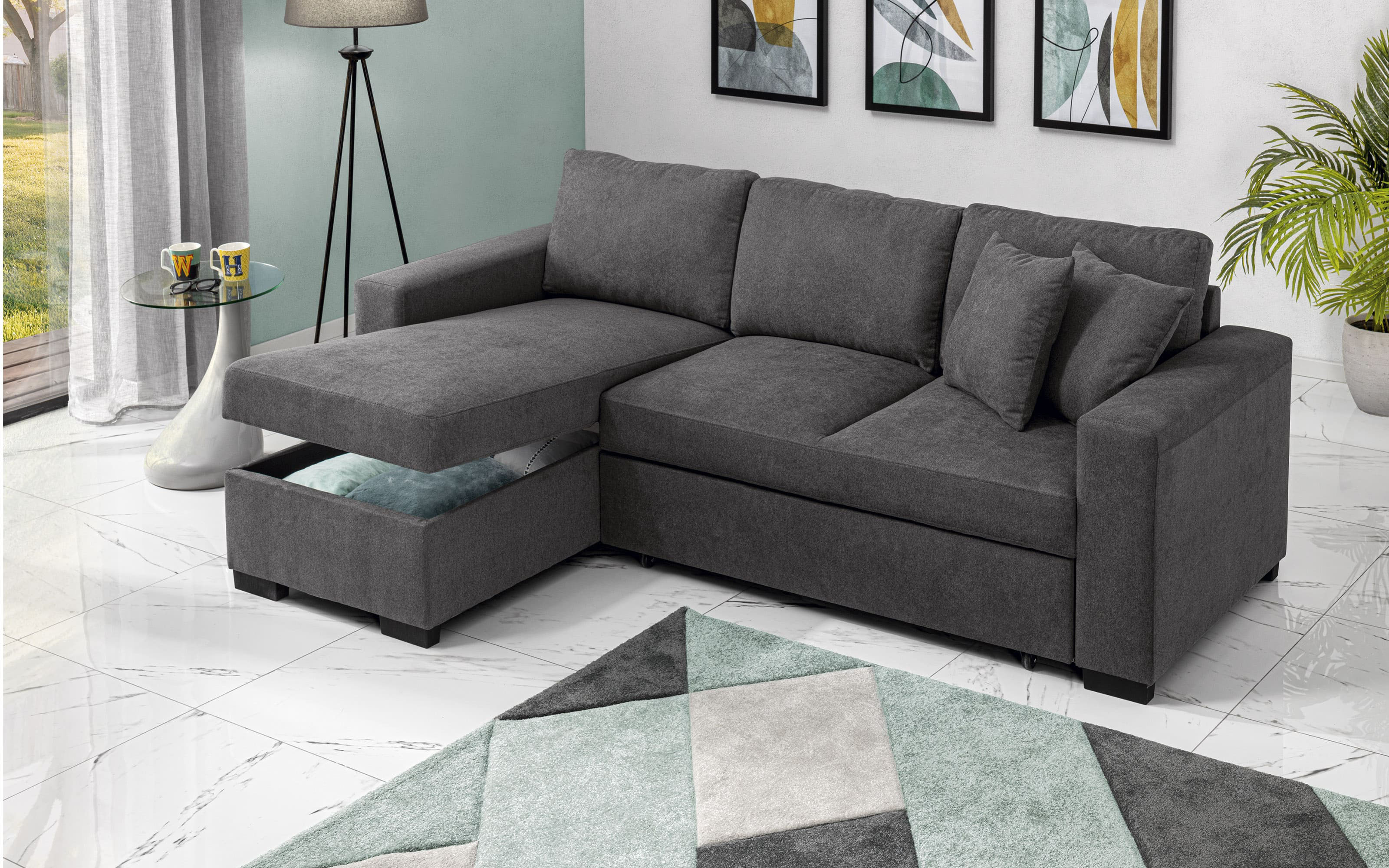 Divano Letto contenitore, angolare: Liberty Mondo Convenienza