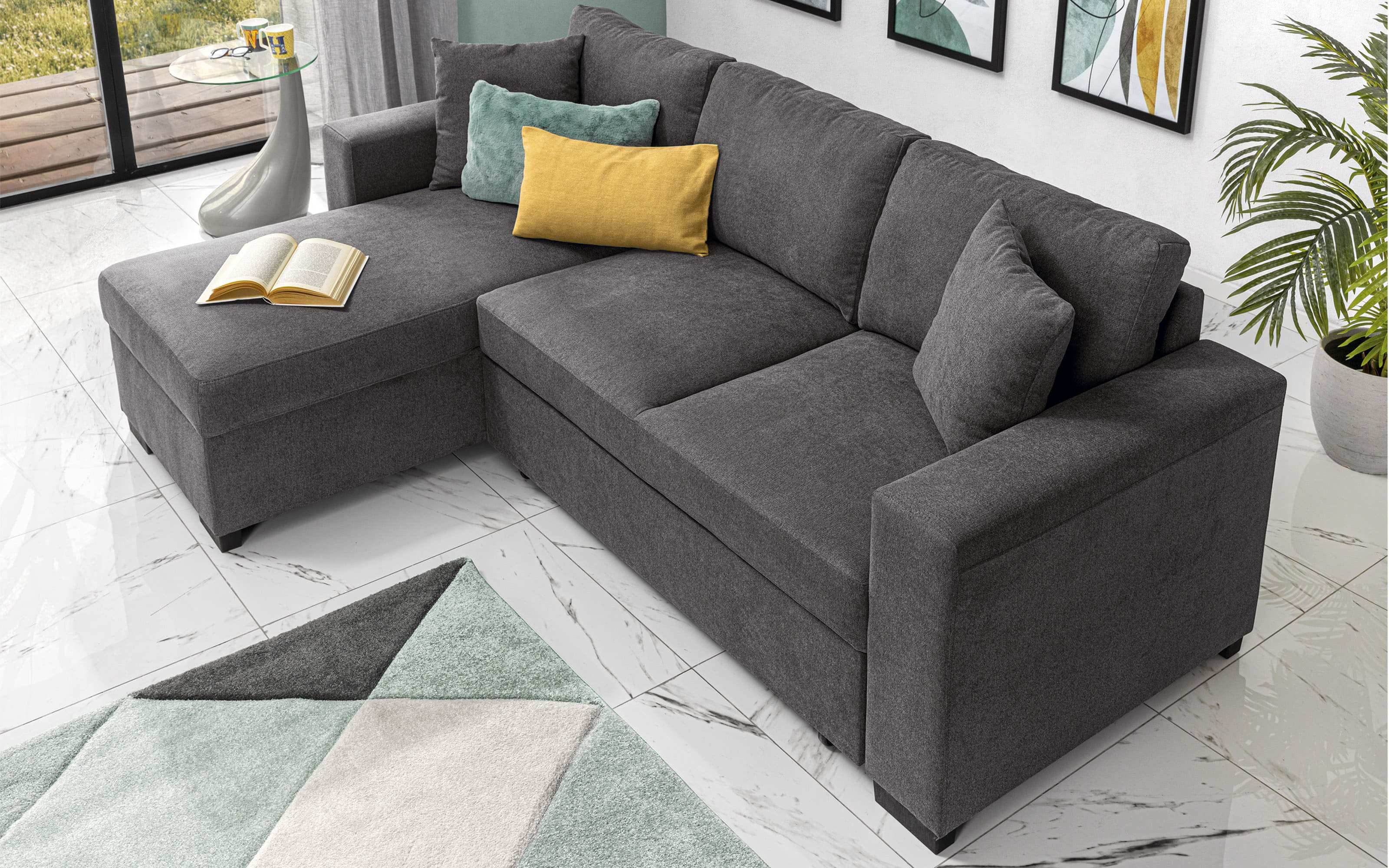 Divano Letto contenitore, angolare: Liberty Mondo Convenienza