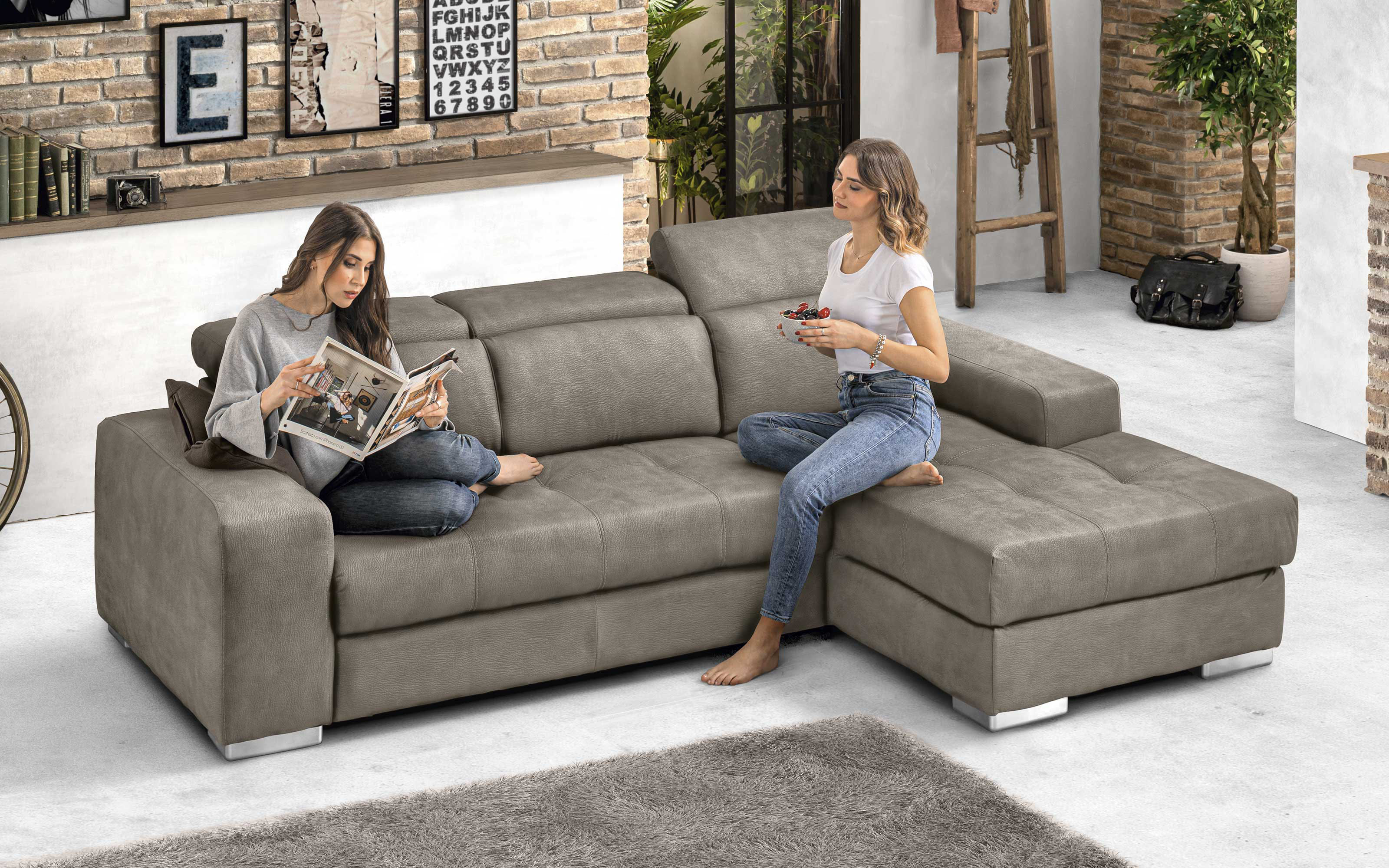 Lisa Divano Effetto Nabuk Mondo Convenienza Effetto Nabuk Lisa Big