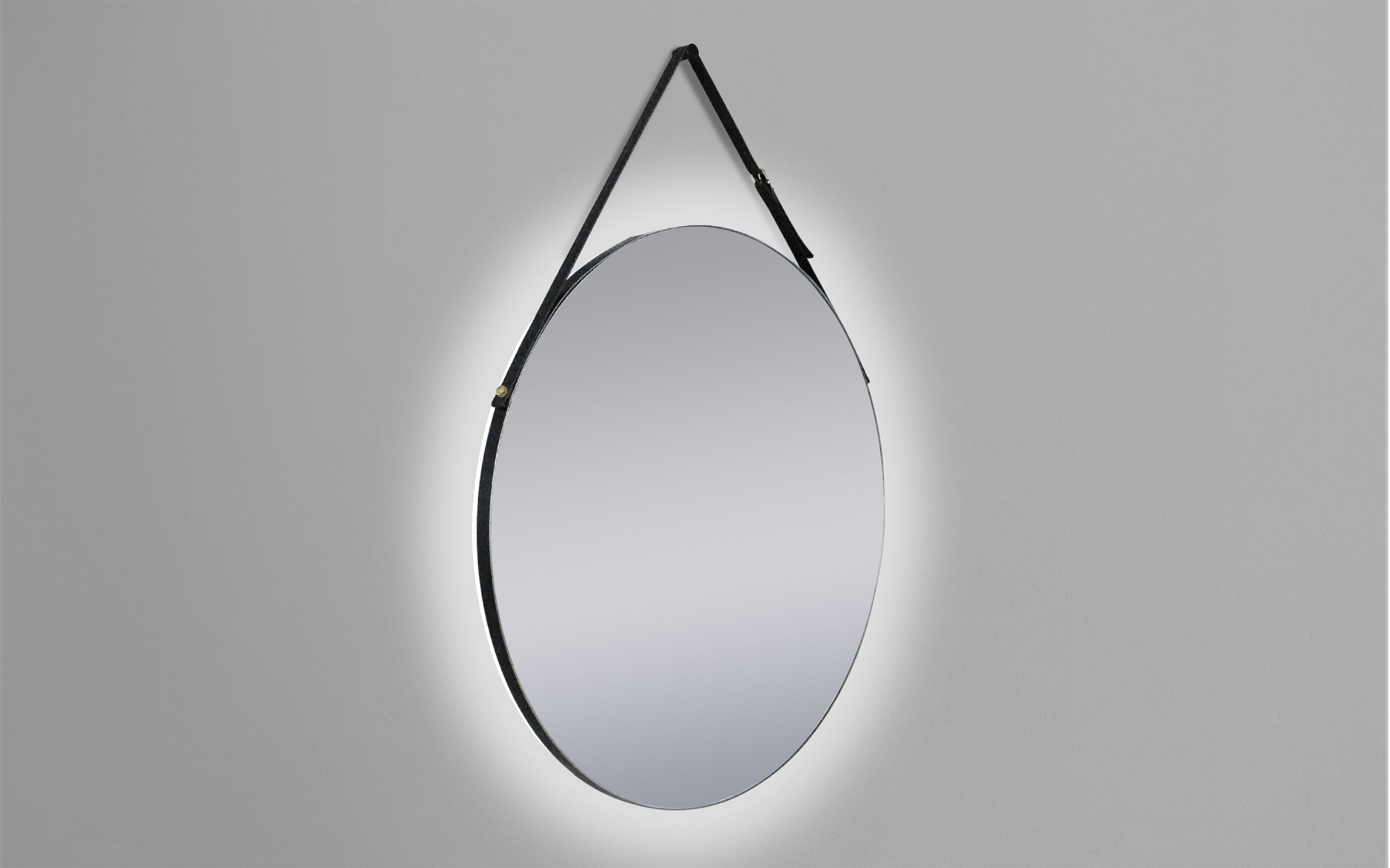 Specchio COMPAB Con Retroilluminazione LED 120 cm - Made In Italy - 35 W - Risparmio