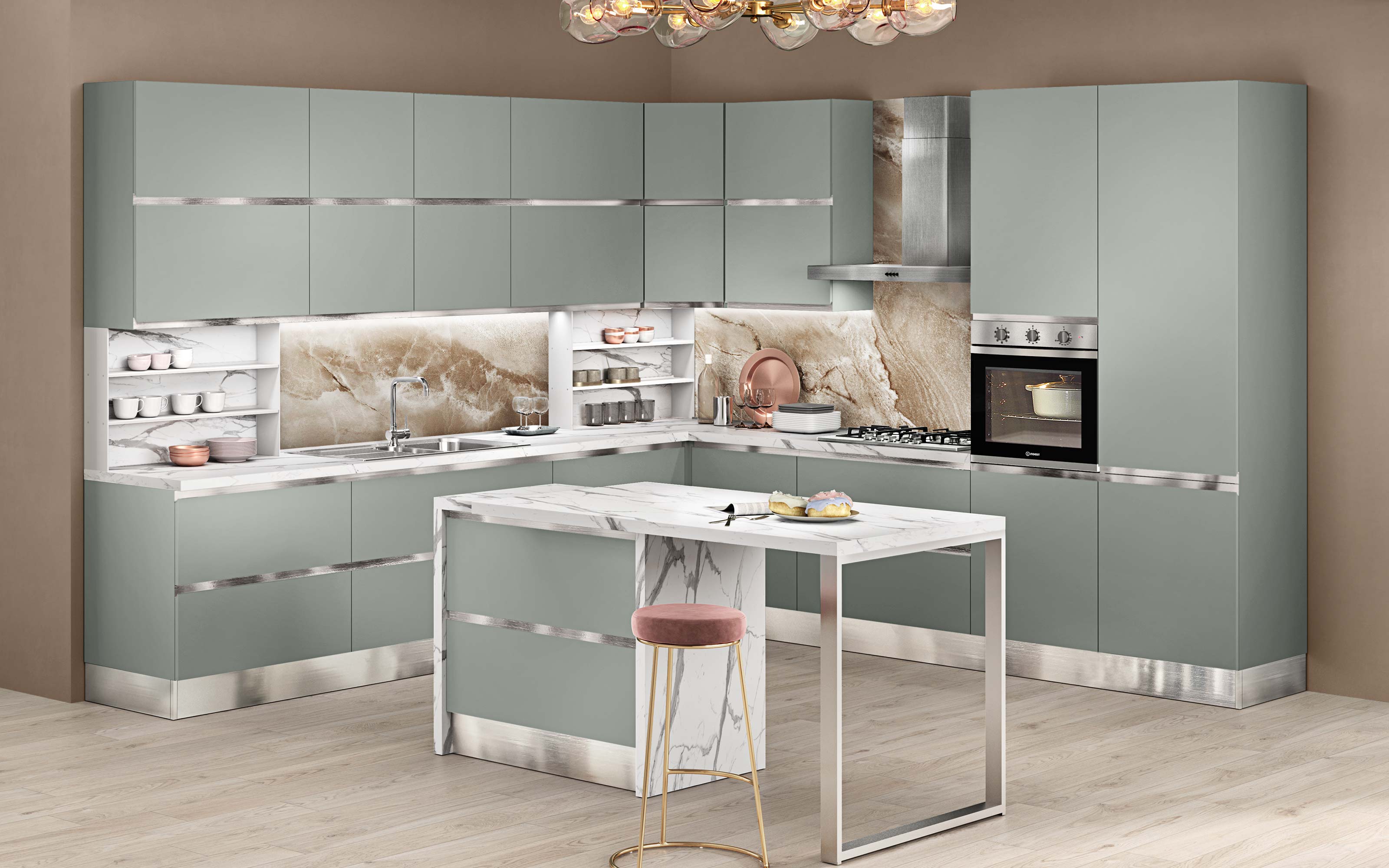 Cucina componibile facile da pulire: Veronica | Mondo Convenienza