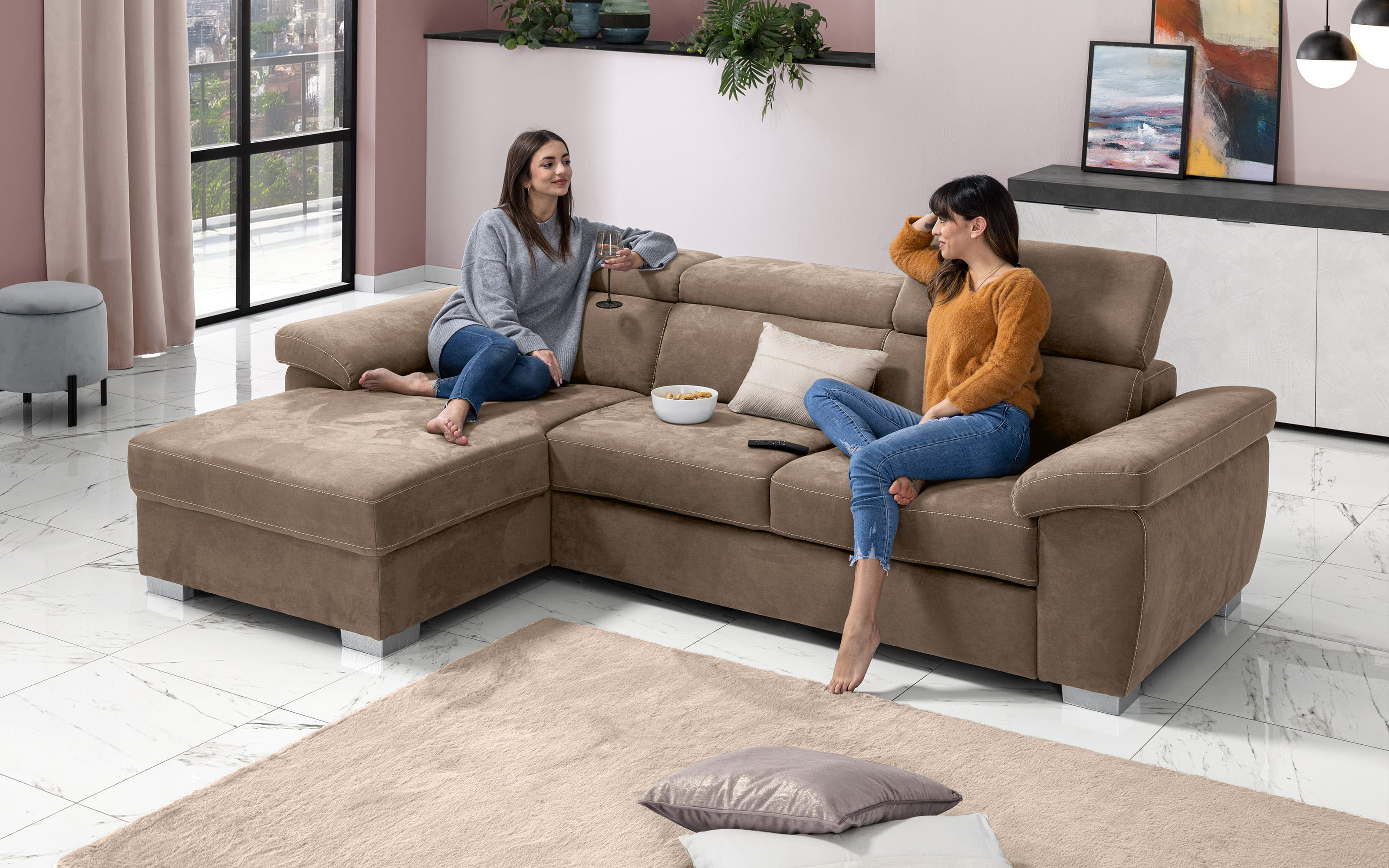 Divano Angolare Mondo Convenienza Divano Viola Elephant Letto