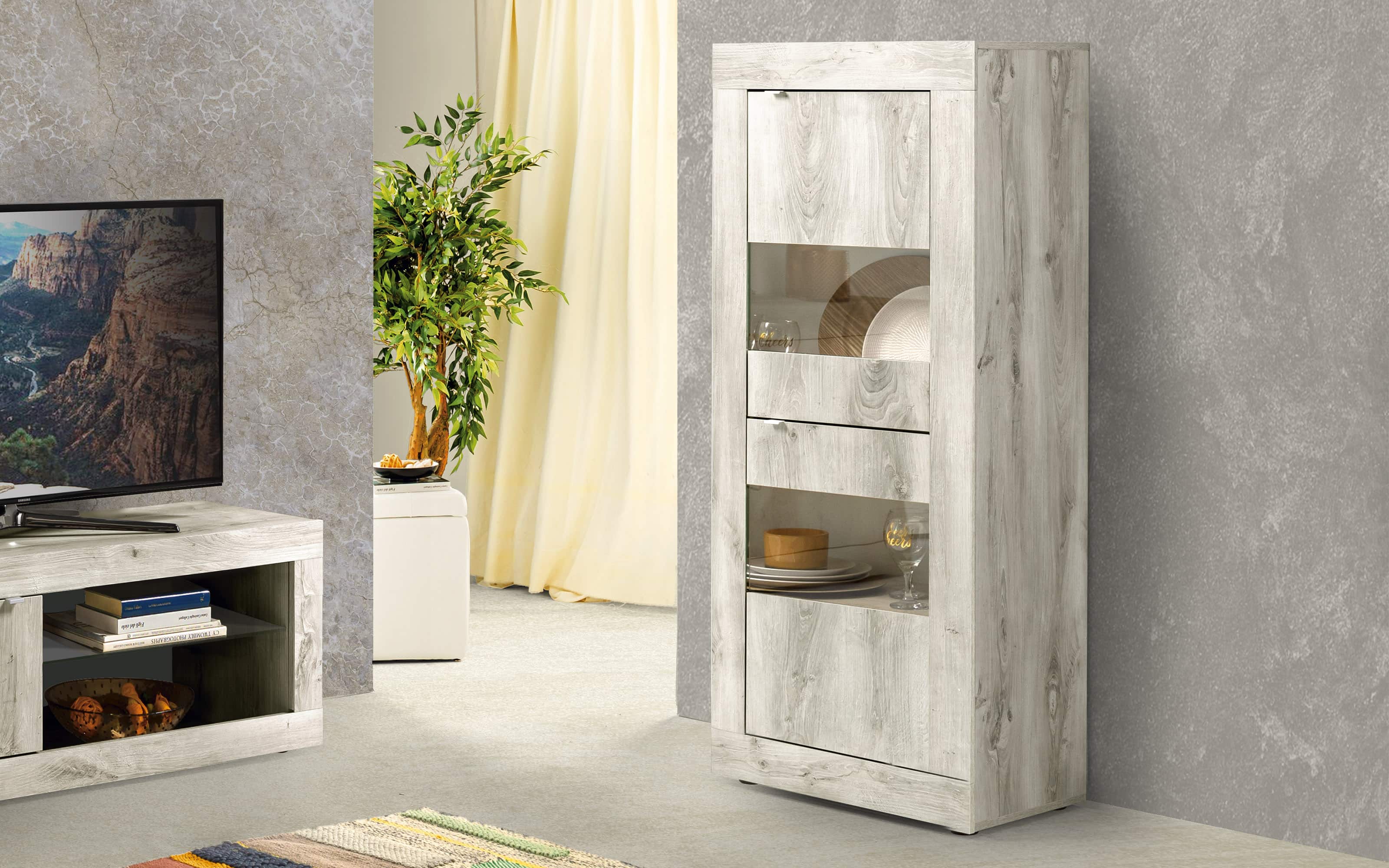 Cristalliera Credenza Con Vetrina Mondo Convenienza Soggiorni