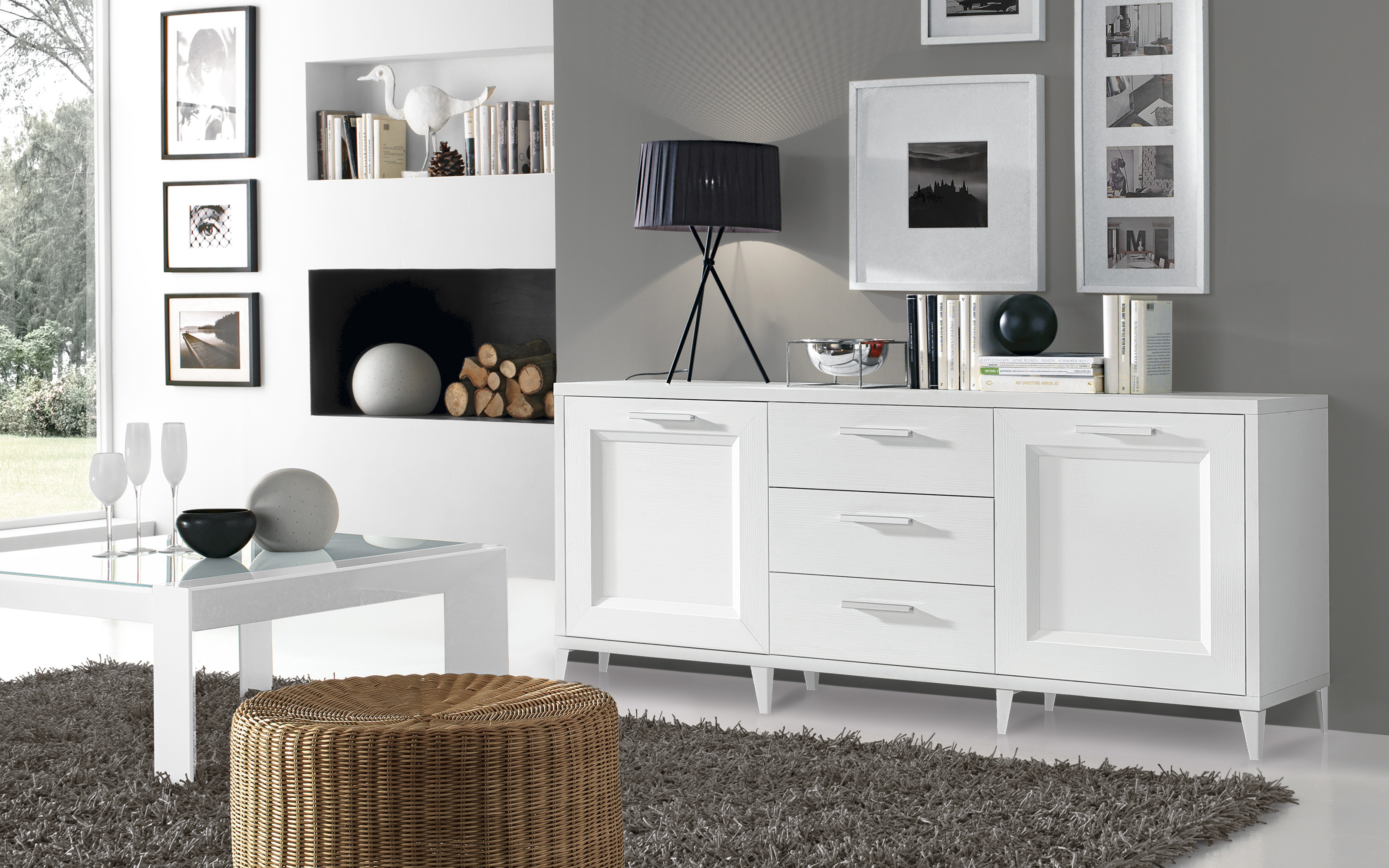 Madia Shabby Chic Mondo Convenienza Soggiorno Bianco Mondo