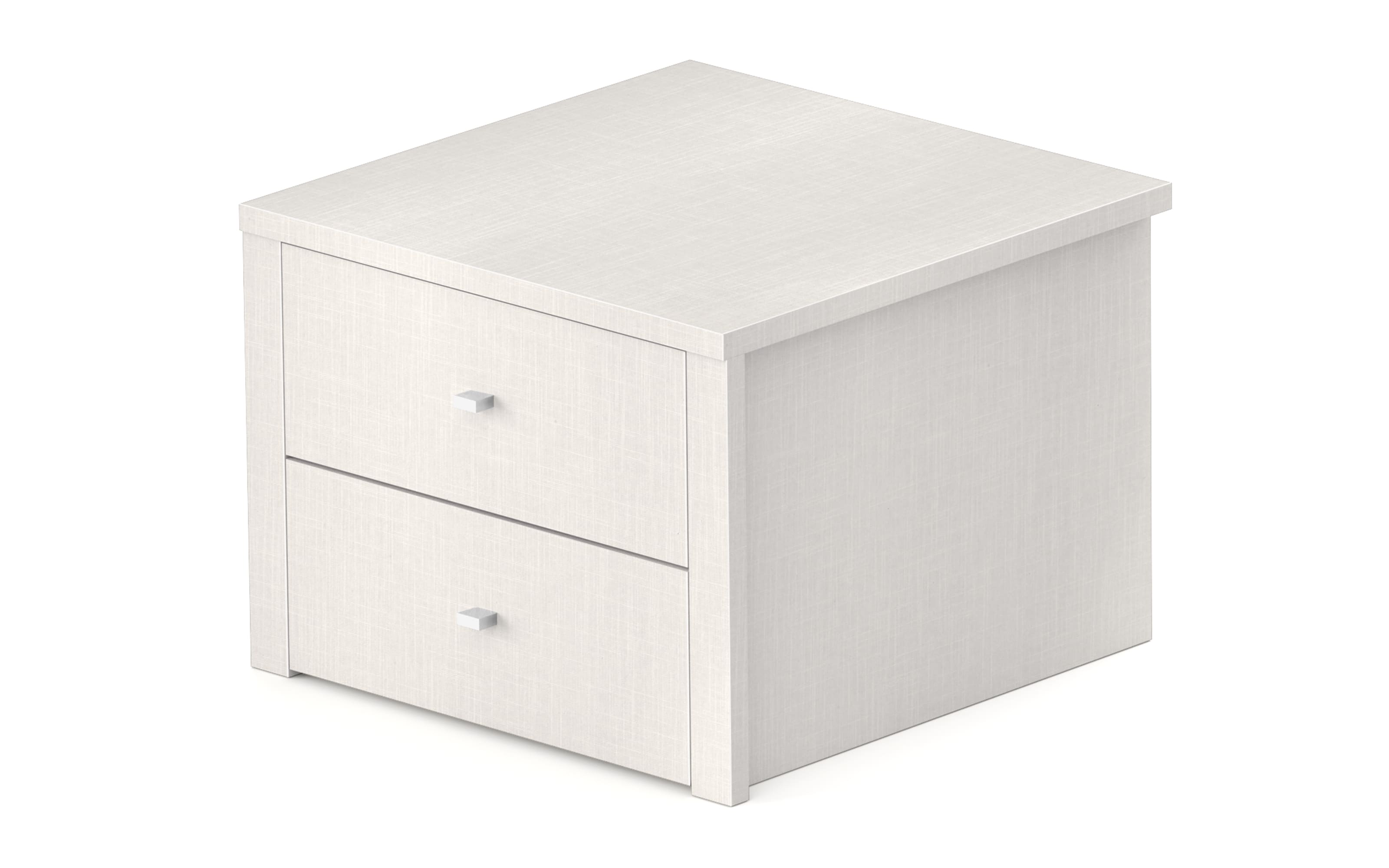 Scrivania Paco3 con due cassetti colore bianco