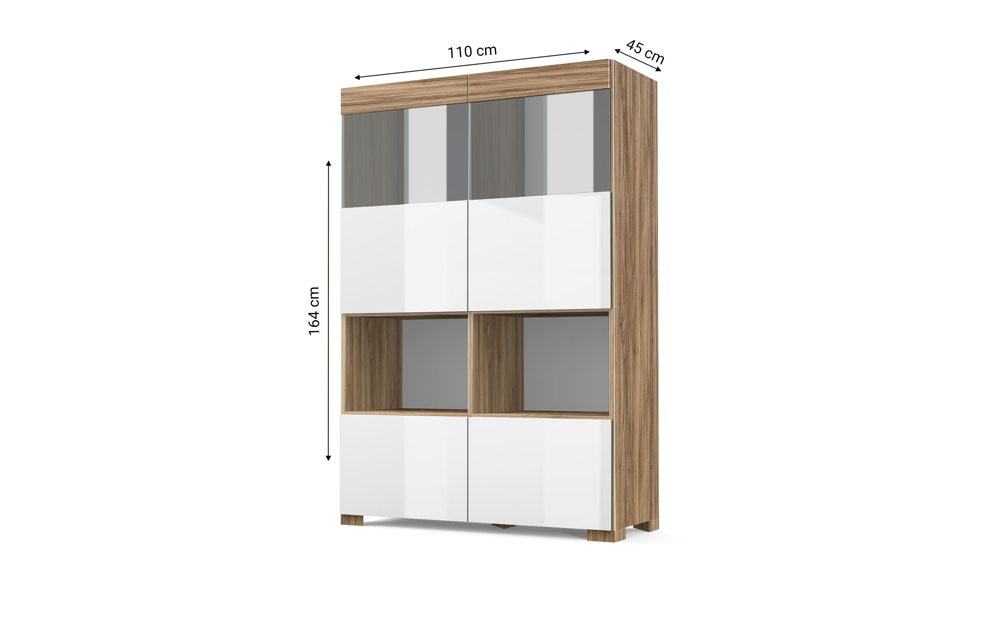 Vetrina Espositiva In Acrilico MATTON IN IT 40x15x27 Cm - Trasparente