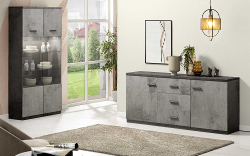 Credenza Moderna,Madia da cucina,Mobile Buffet,Armadio da Cucina Grigio Sonoma 104x35x70 cm in Legno Multistrato CFW35839 | Leroy Merlin Credenza Moderna,Madia da cucina,Mobile Buffet,Armadio da Cucina Grigio Sonoma 104x35x70 cm in Legno Multistrato CFW35839 | Leroy Merlin