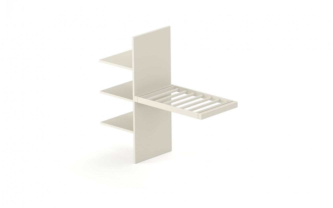 Divisori Per Scaffali Trasparenti In ABS | 2 Pezzi Adesivi Nano | Organizzazione Armadio E Borse | Misura 30x20 Cm