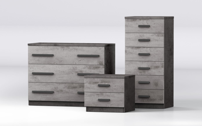 Anele - Commode avec socle 3 tiroirs