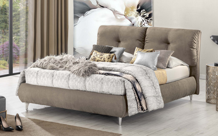 Epoillac - Lit coffre double avec pieds - Immagine 1
