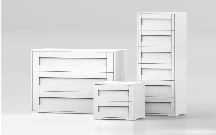 Aioig - Commode 3 tiroirs