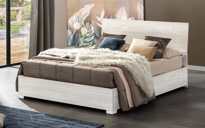 Aiserf - Cadre de lit double haut