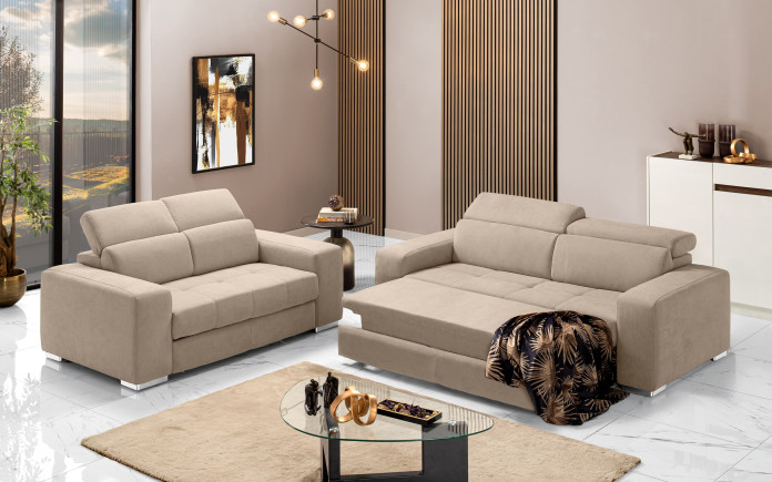 Asil - Canapé relax 3 places - mécanisme extractible