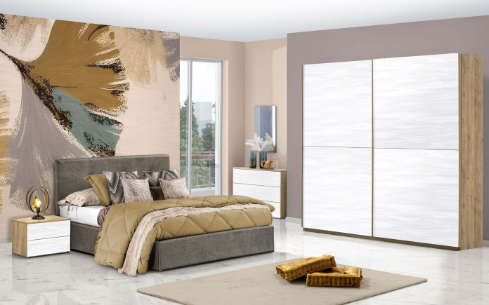 Alletanod Ixam - Chambre 2 grandes portes coulissantes sans lit