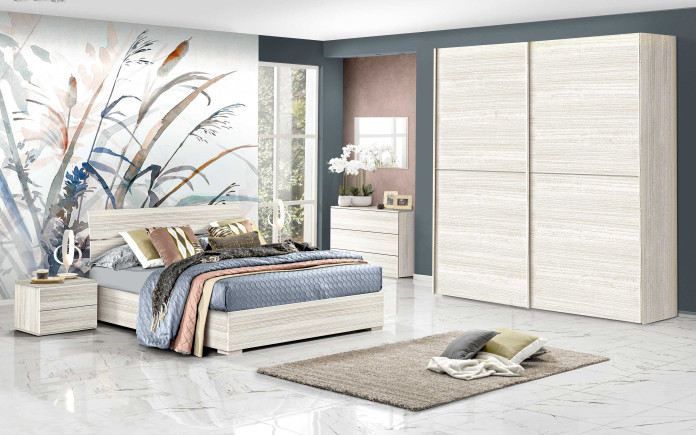 Alletanod - Chambre 2 portes coulissantes avec lit coffre - Immagine 1