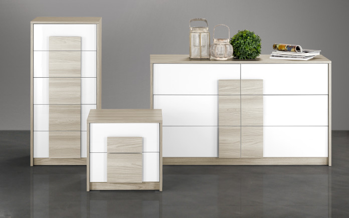 Ongic - Commode 6 tiroirs fermeture amortie