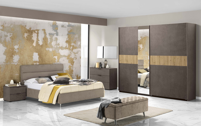 Èlanacs - Scanalè chambre complète avec miroir sans lit