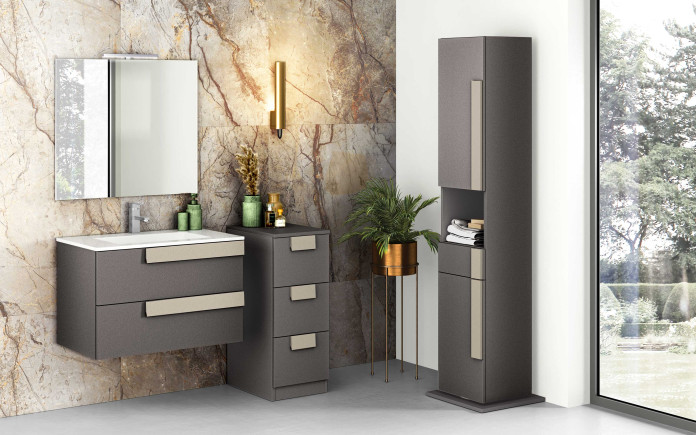 Ydnas - Meuble salle de bain suspendu - Immagine 1
