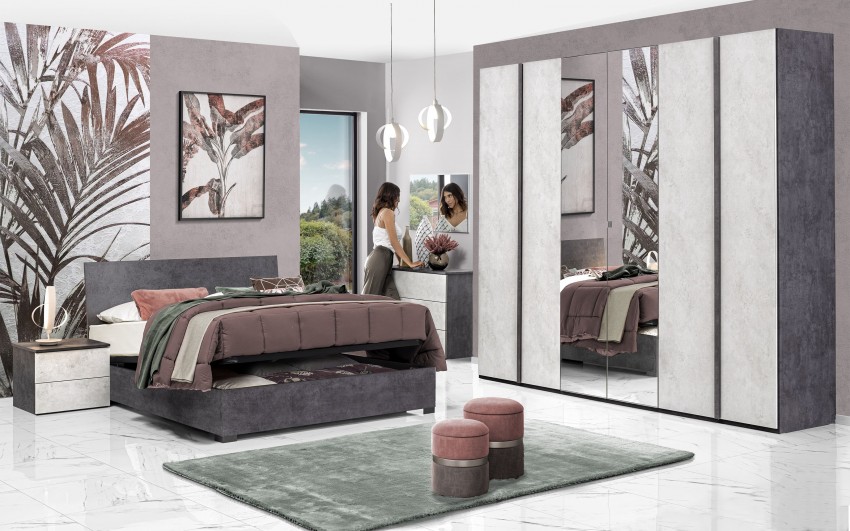 Kunsen Tappeto Viola Astratto Per Soggiorno E Camera Da Letto - Passatoia 180x280 Cm - Pelo Corto, Antiscivolo, Antimacchia, Lavabile
