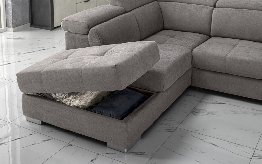 Angolare Genius Copridivano Angolare Con Poggiatesta Divano