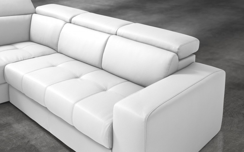 Divano Angolare Divano Ecopelle Bianco Mondo Convenienza Lisa