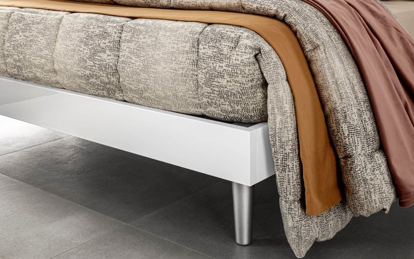 Homey – Testiera Letto Nordico Diana: 160 X 120 Cm, Colori Cambria E Bianco, In Melamina Di Qualità, Facile Montaggio (Adatta A Letti Da 135, 140, 160 Cm)