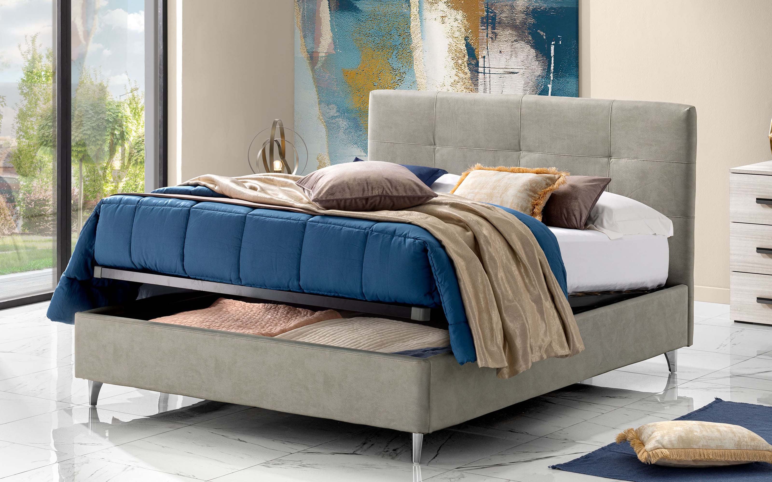Andency Set di biancheria da letto queen size, 3 pezzi, in stile