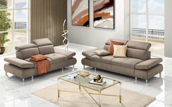 Set Di 2 Federe Quadrate In Lino 45x45 Cm – RWOORA, Con Chiusura A Cerniera, Per Divano E Letto (Tema Bandiera Americana) - 2